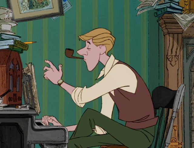 Roger Radcliffe - Personnage - Les 101 dalmatiens. 6 roger radcliffe personnage character 101 dalmatiens dalmatians disney animation