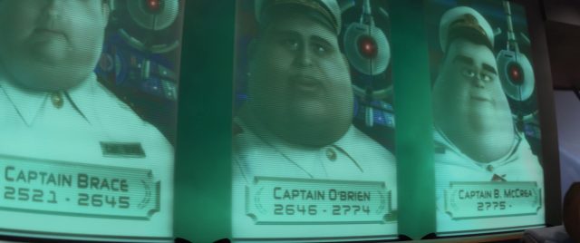 Capitaine O'Brien - Personnage - WALL-E. 1 capitaine captain o'brien personnage character wall-e disney pixar