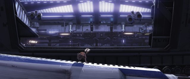 Robot d'accostage - Personnage - WALL-E. 3 robot accostage docking personnage character wall-e disney pixar