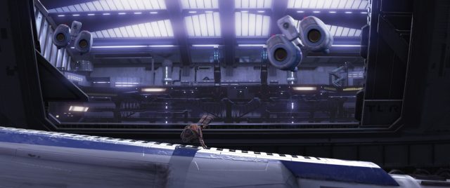 Robot d'accostage - Personnage - WALL-E. 1 robot accostage docking personnage character wall-e disney pixar