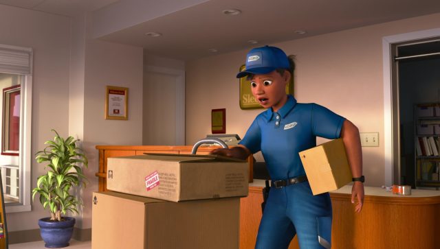La postière - Personnage - Toy Story : Angoisse au motel. 1 postiere delivery lady personnage character toy story angoisse motel terror disney pixar