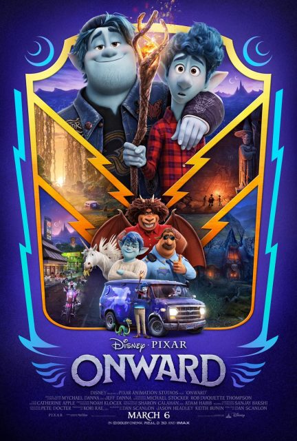 En avant - Photos et affiches. 16 Affiche Poster de En avant Onward Pixar 2020