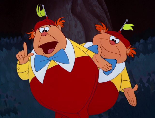 Tweedle Dee et Tweedle Dum - Personnage - Alice au pays des merveilles. 5 Tweedle Dee Dum Personnage Alice au pays des merveilles Disney Character Wonderland