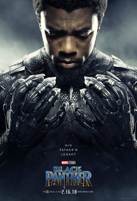 Black Panther - Photos et affiches. 7 Affiche Poster Black Panther Disney Marvel