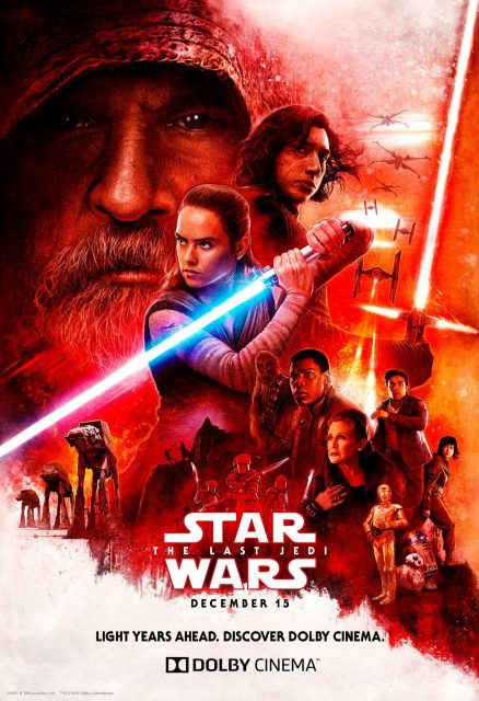 affiche star wars 8 dernier last jedi disney lucasfilm poster
