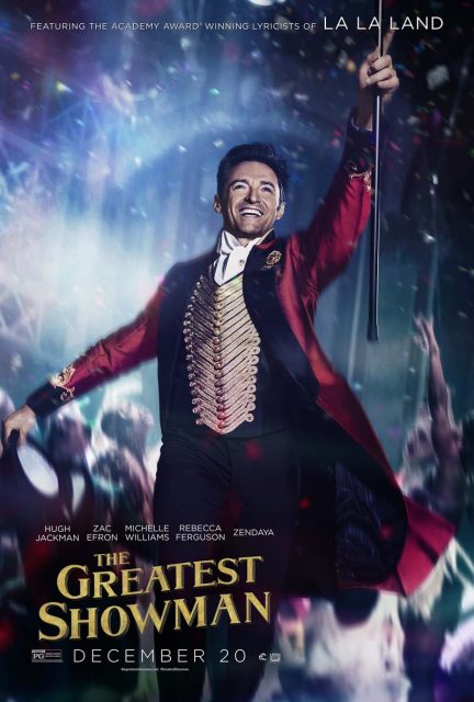 Affiche Poster de The Greatest Showman avec Hugh Jackman et Zac Efron 2017