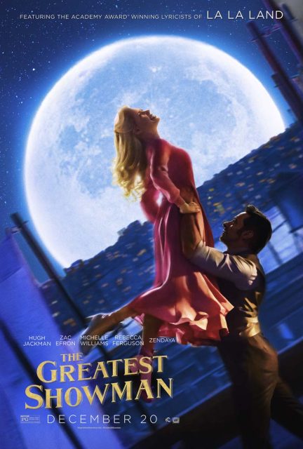 Affiche Poster de The Greatest Showman avec Hugh Jackman et Zac Efron 2017