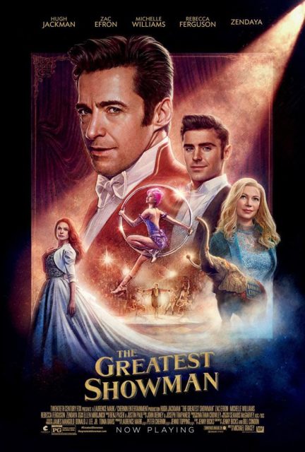 Affiche Poster de The Greatest Showman avec Hugh Jackman et Zac Efron 2017
