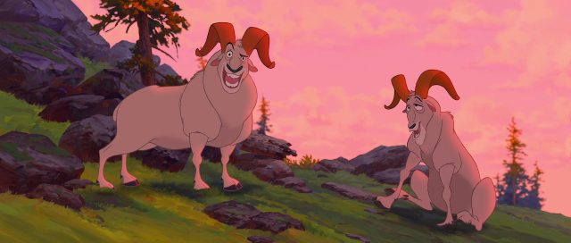 Cliff et Roc - Personnage - Frère des ours. 5 beliers cliff roc rams personnage character frère ours brother bear disney