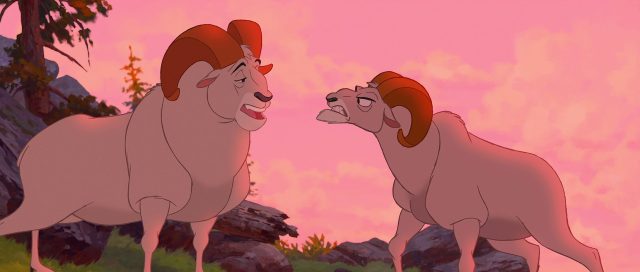 Cliff et Roc - Personnage - Frère des ours. 4 beliers cliff roc rams personnage character frère ours brother bear disney