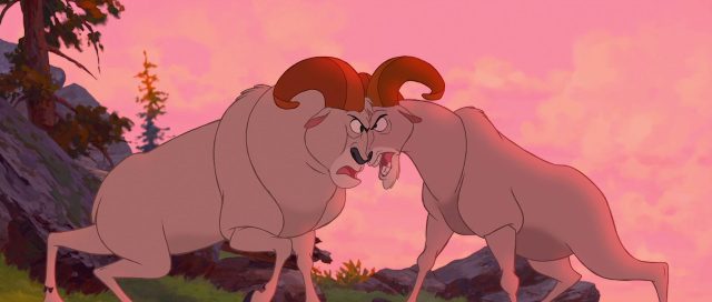 Cliff et Roc - Personnage - Frère des ours. 3 beliers cliff roc rams personnage character frère ours brother bear disney