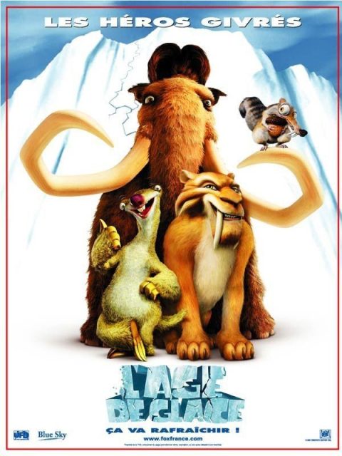 L'âge de glace - Photos et affiches. 1 Affiche Poster Age Glace Ice Disney Fox Blue Sky