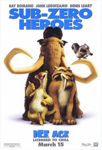 L'âge de glace - Photos et affiches. 3 Affiche Poster Age Glace Ice Disney Fox Blue Sky
