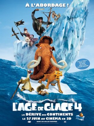Affiche Poster de L'âge de glace 4 - la dérive des continents Drift 2012
