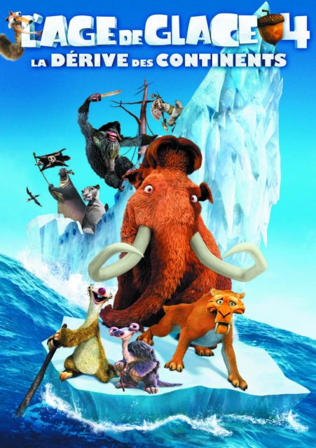 L'âge de glace 4 - la dérive des continents - Photos et affiches. 2 Affiche Poster age glace 4 derive continent ice drift disney fox blue sky