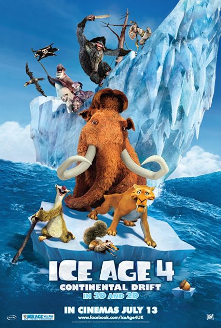 L'âge de glace 4 - la dérive des continents - Photos et affiches. 5 Affiche Poster age glace 4 derive continent ice drift disney fox blue sky