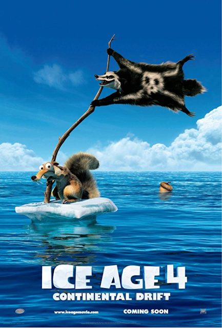 L'âge de glace 4 - la dérive des continents - Photos et affiches. 8 Affiche Poster age glace 4 derive continent ice drift disney fox blue sky