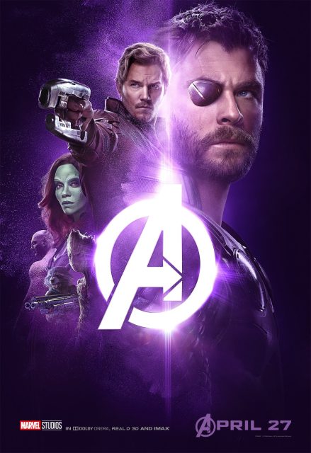 Avengers : Infinity War - Photos et affiches. 5 Affiche Poster Avengers Infinity War Disney Marvel