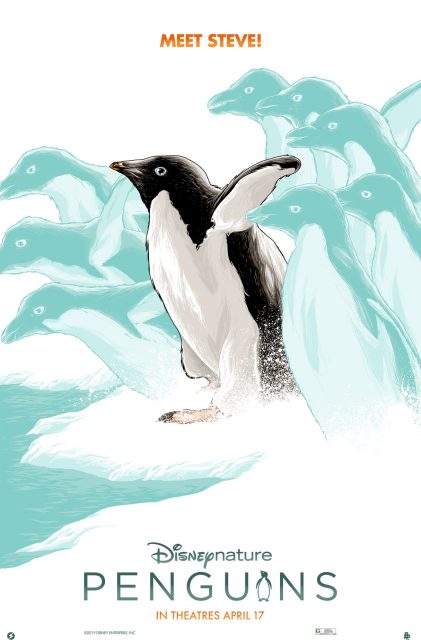 Affiche Poster penguins disney disneynature