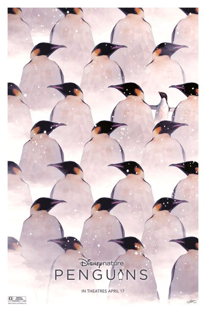Affiche Poster penguins disney disneynature
