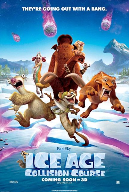 L'âge de glace - Les lois de l'univers. 18 Affiche Poster Age glace 5 ice lois univers collision course disney blue sky fox