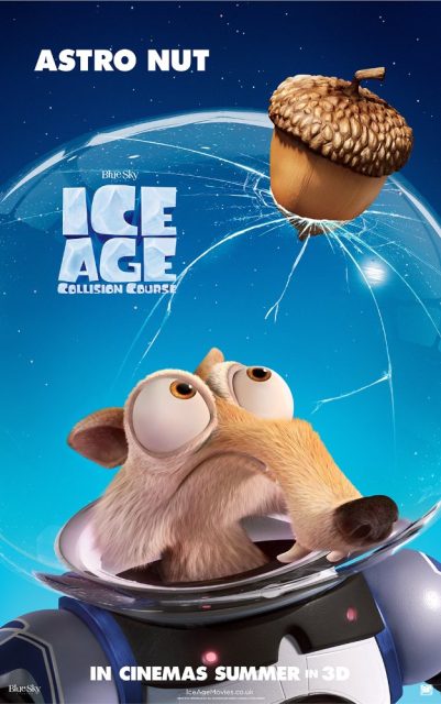 L'âge de glace - Les lois de l'univers. 29 Affiche Poster Age glace 5 ice lois univers collision course disney blue sky fox