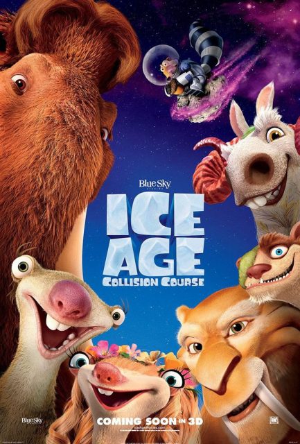 L'âge de glace - Les lois de l'univers. 19 Affiche Poster Age glace 5 ice lois univers collision course disney blue sky fox