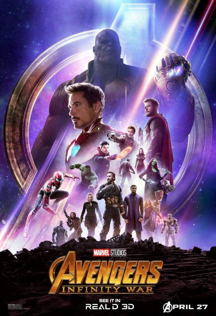 Avengers : Infinity War - Photos et affiches. 11 Affiche Poster avengers infinity war disney marvel