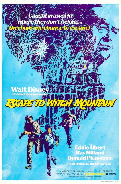 Affiche Poster montagne ensorcelee escape witch mountain disney