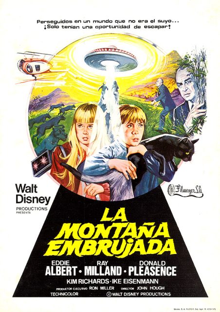 Affiche Poster montagne ensorcelee escape witch mountain disney