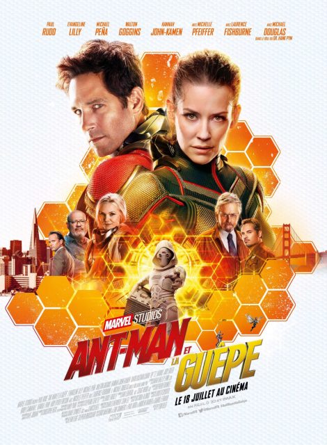 Ant-Man et la Guêpe. 1 Affiche Poster de Ant-Man et la Guêpe wasp avec Paul Rudd et Evangeline Lilly 2018