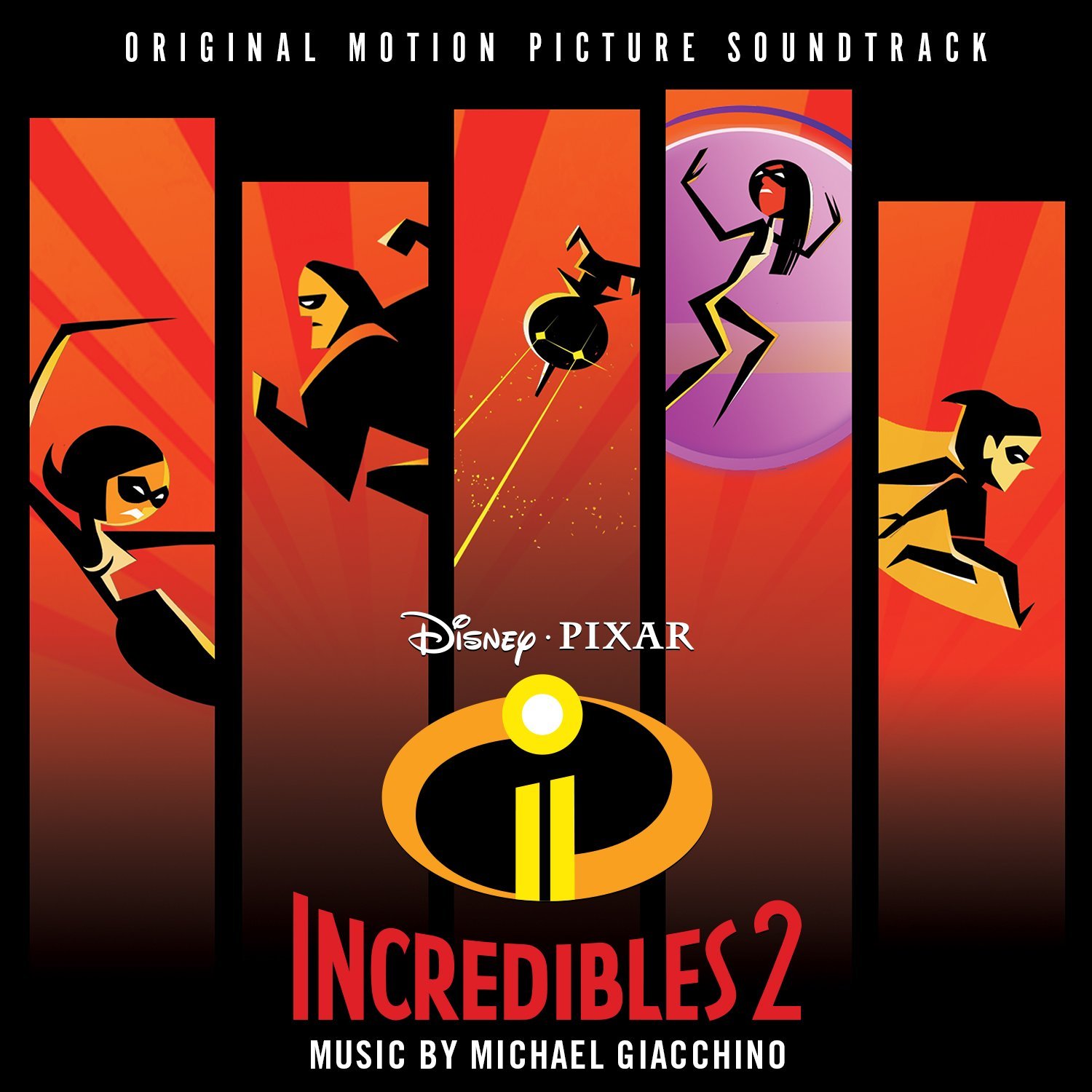 La bande originale de Les Indestructibles 2. 1 Bande originale soundtrack ost score Indestructibles Incredibles 2 Disney Pixar