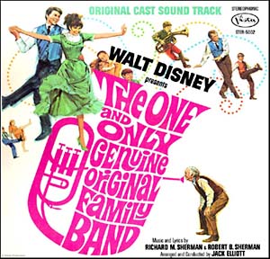 La bande originale de The one and only, genuine, original family band. 1 bande originale soundtrack ost score One Only Genuine Original Family Band disney