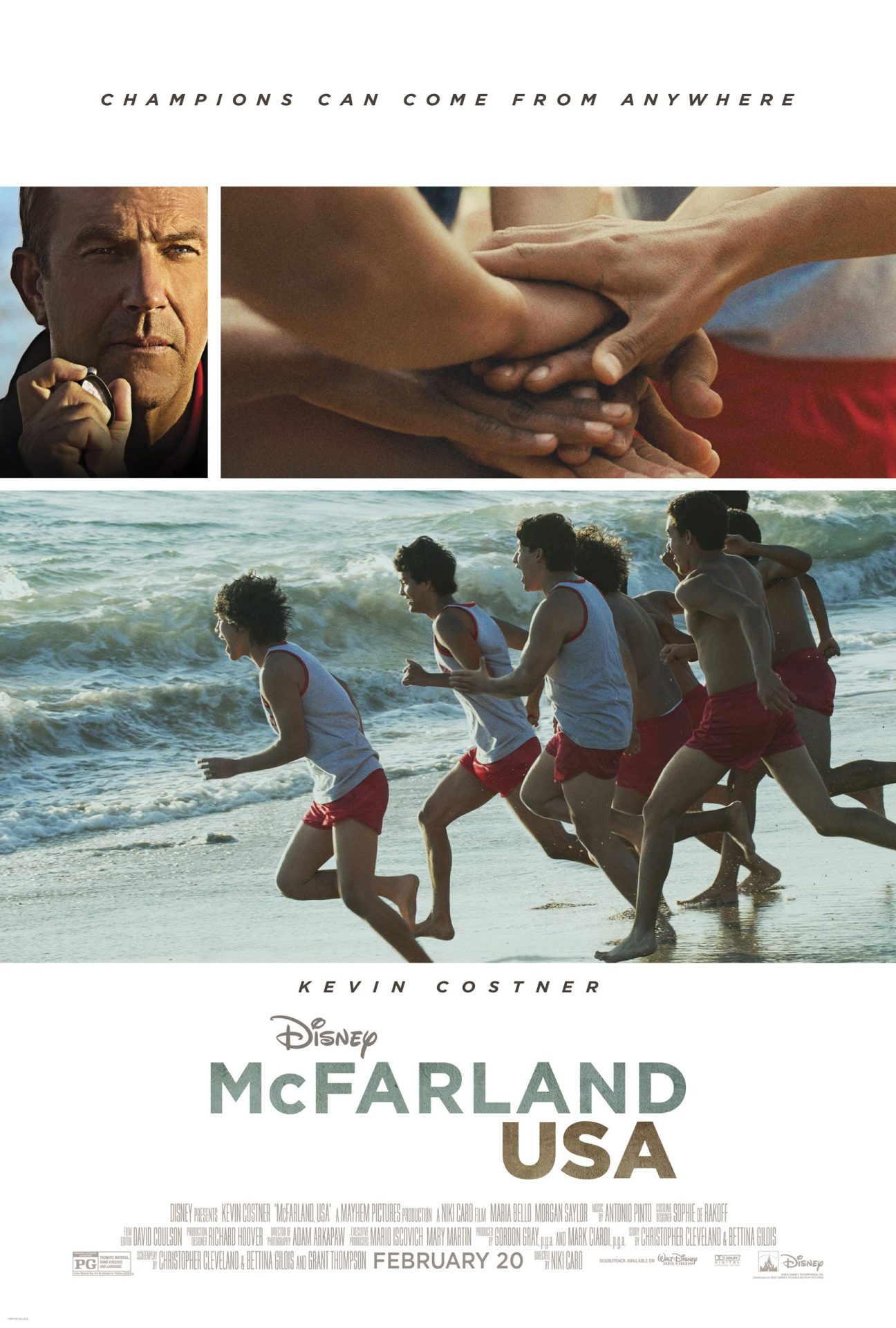 McFarland, USA - Photos et affiches. 1 Affiche Poster McFarland USA disney