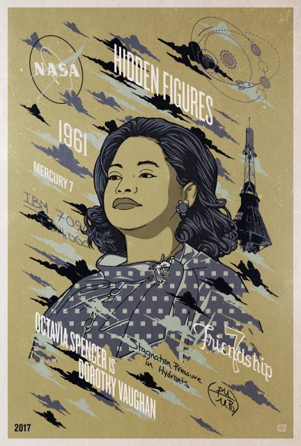 Les figures de l'ombre - Photos et affiches. 7 Affiche Poster figures ombre hidden disney 20th century fox