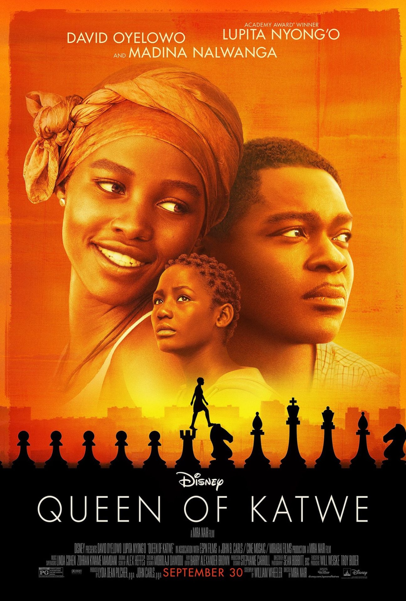 Affiche Poster queen katwe disney