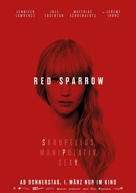 Red Sparrow - Photos et affiches. 5 Affiche Poster red sparrow disney 20th century fox