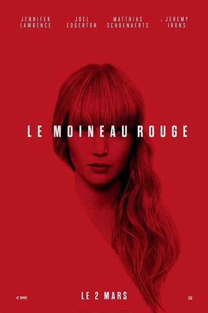 Red Sparrow - Photos et affiches. 2 Affiche Poster red sparrow disney 20th century fox
