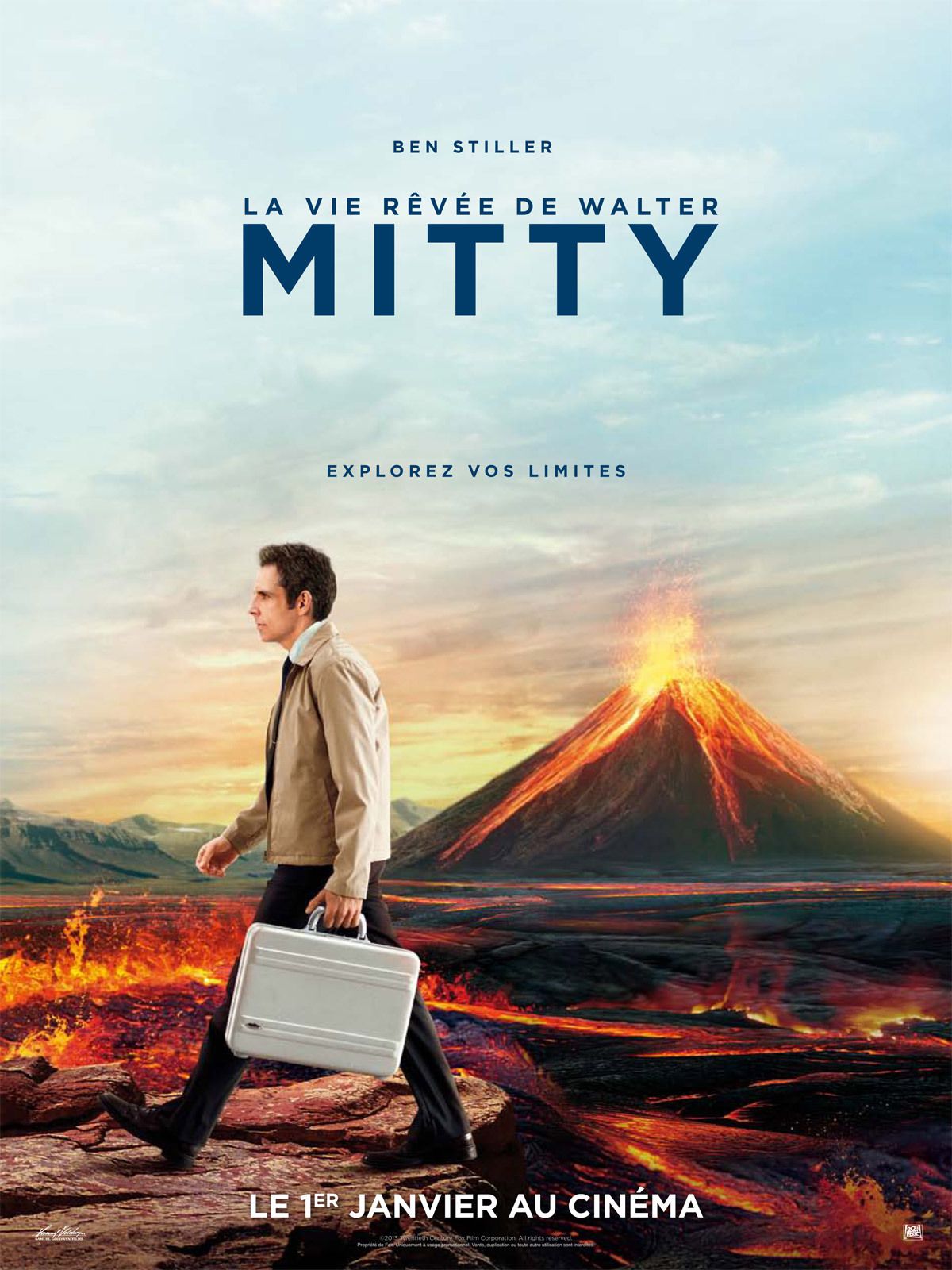 Affiche Poster vie rêvée secret life walter mitty disney 20th century fox