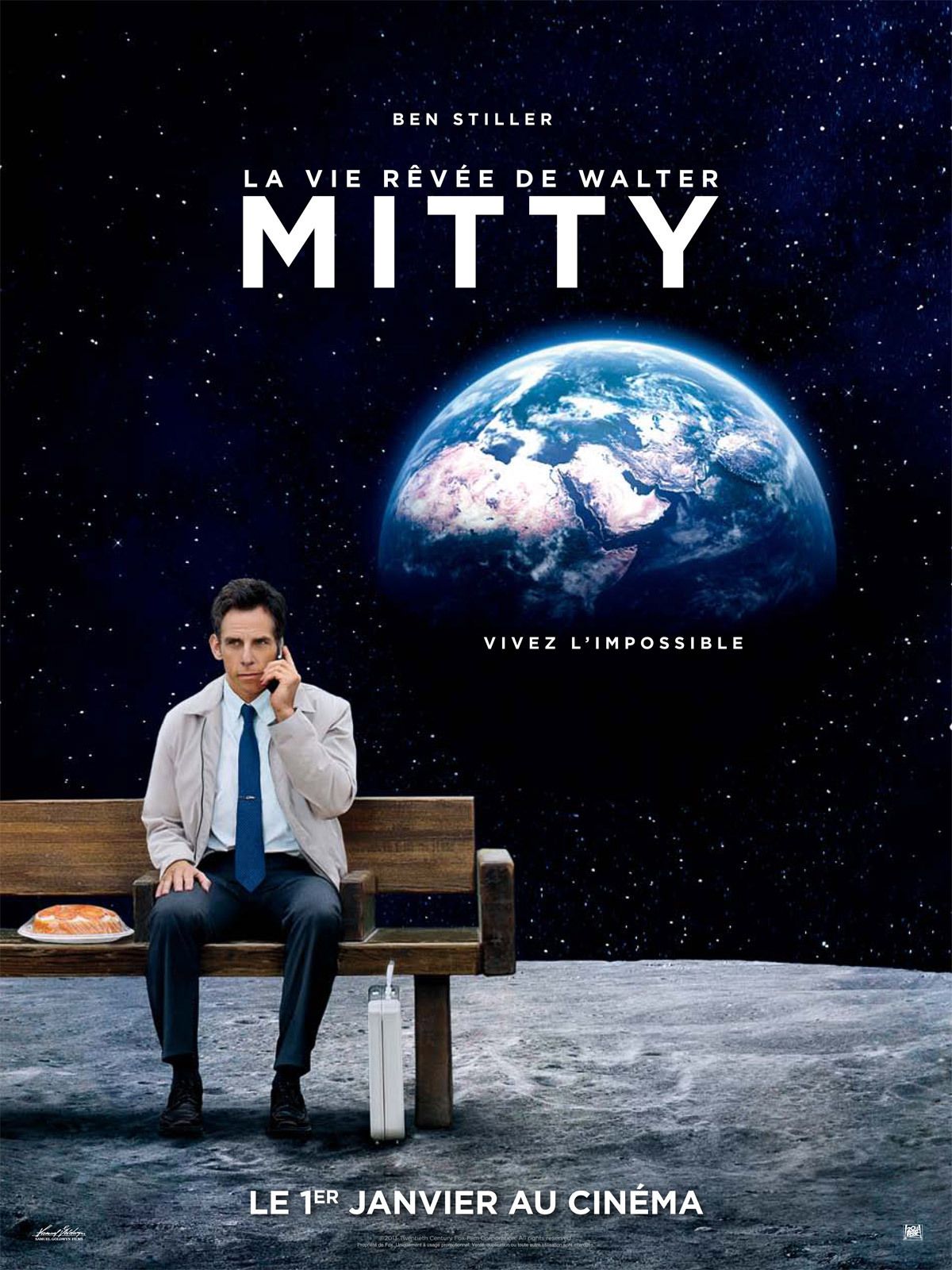 Affiche Poster vie rêvée secret life walter mitty disney 20th century fox