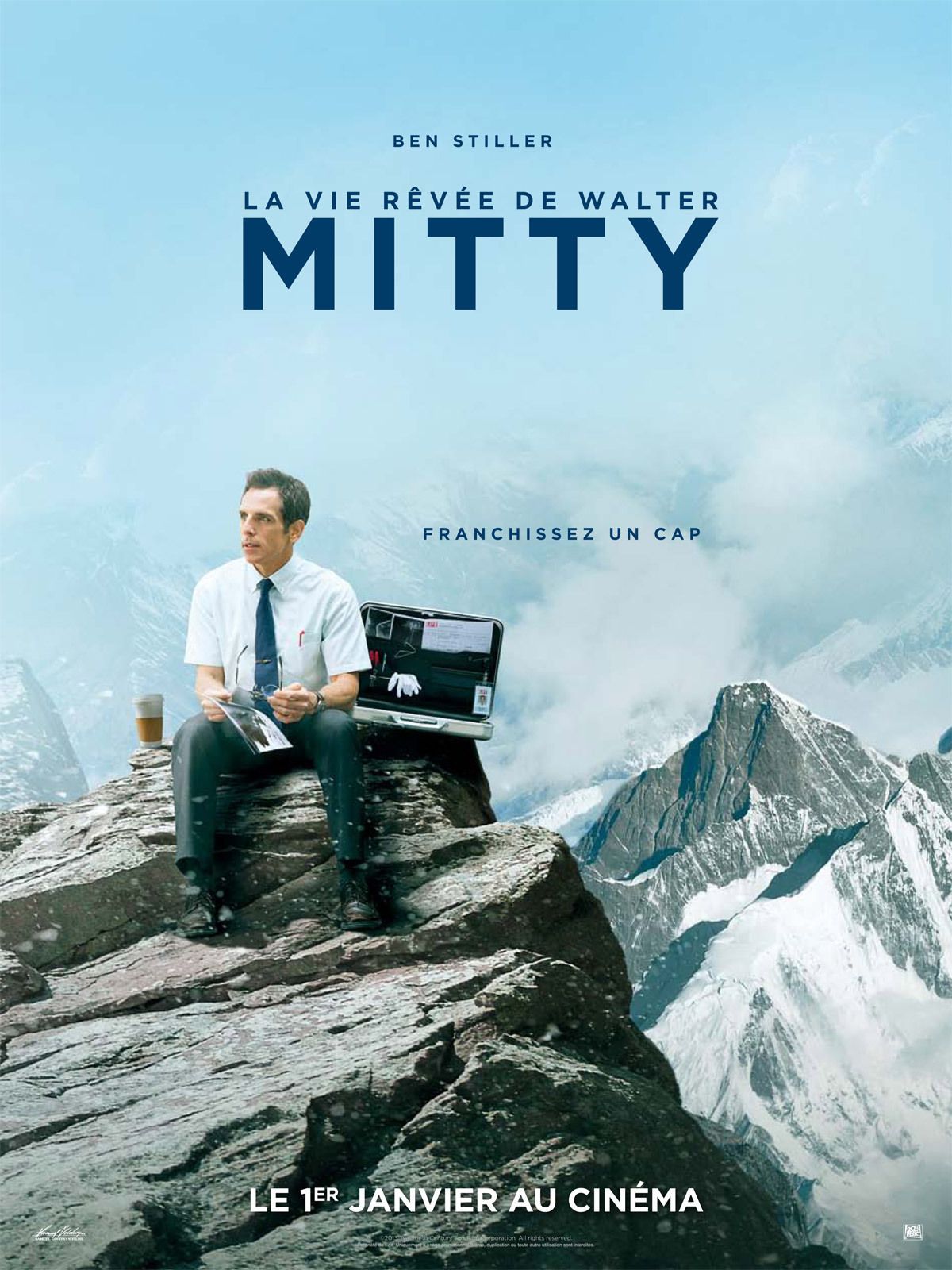 Affiche Poster vie rêvée secret life walter mitty disney 20th century fox