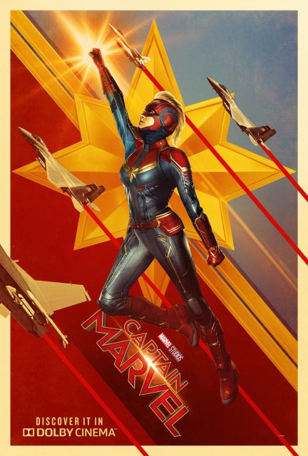 Captain Marvel - Photos et affiches. 8 Affiche Poster Captain Marvel disney