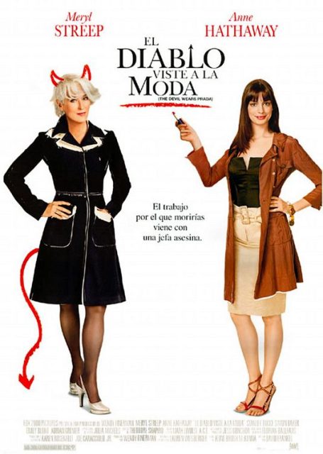 Affiche Poster de Le diable s’habille en Prada Devil Wears avec Meryl Streep Emily Blunt et Anne Hathaway 2006