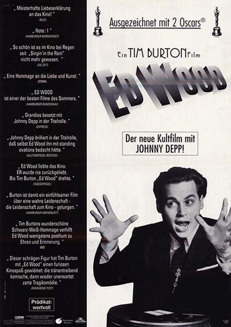 Affiche Poster de Ed Wood avec Johnny Depp 1994