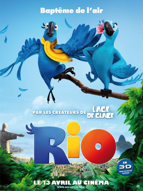 Rio. 8 Affiche Poster rio disney fox blue sky