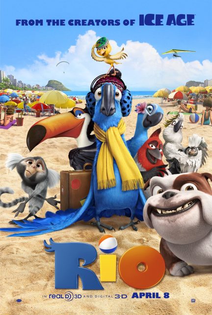 Rio. 11 Affiche Poster rio disney fox blue sky