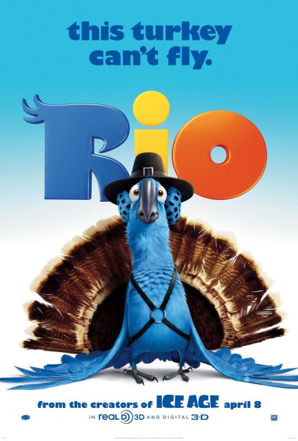 Rio. 14 Affiche Poster rio disney fox blue sky