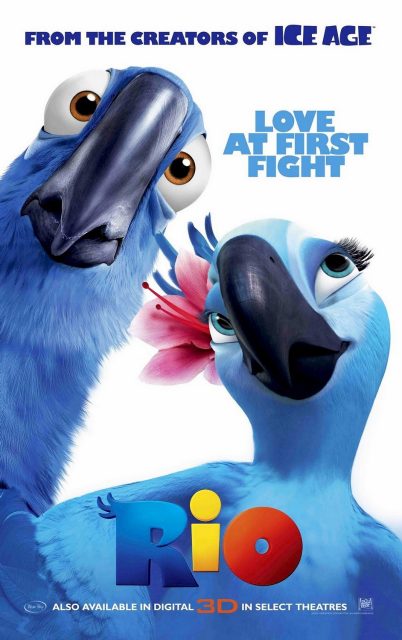 Rio. 16 Affiche Poster rio disney fox blue sky