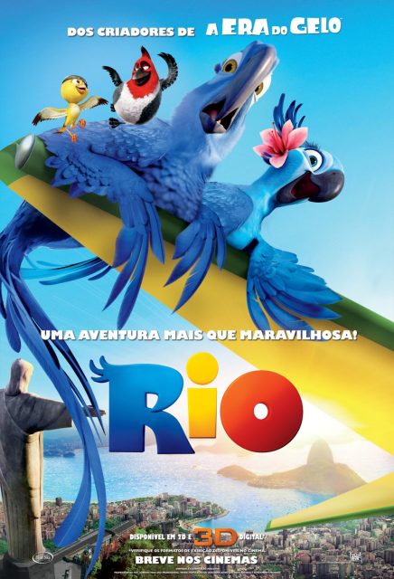 Rio. 20 Affiche Poster rio disney fox blue sky