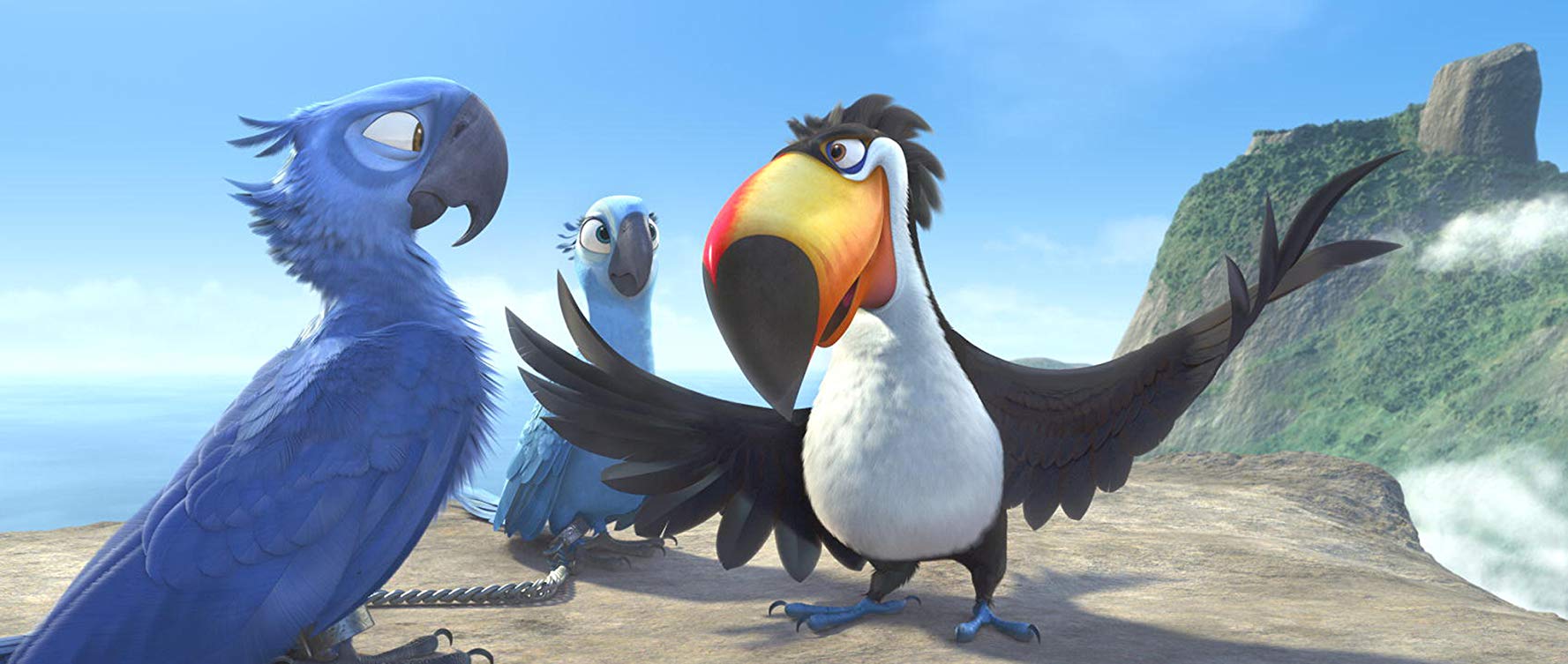 Image rio disney fox blue sky